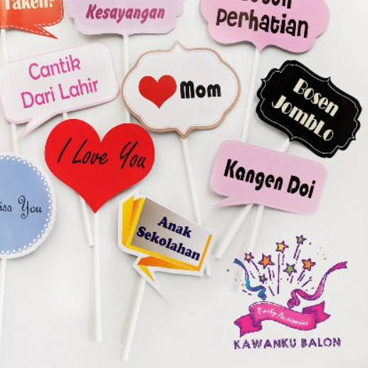 ◊ Photobooth Props 001/Aksesoris Photo ➮