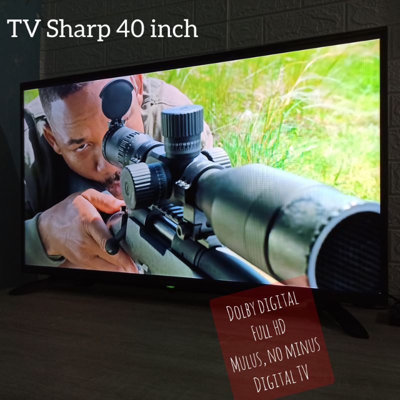 TV LED LCD Sharp 40 inch Dolby Full HD second