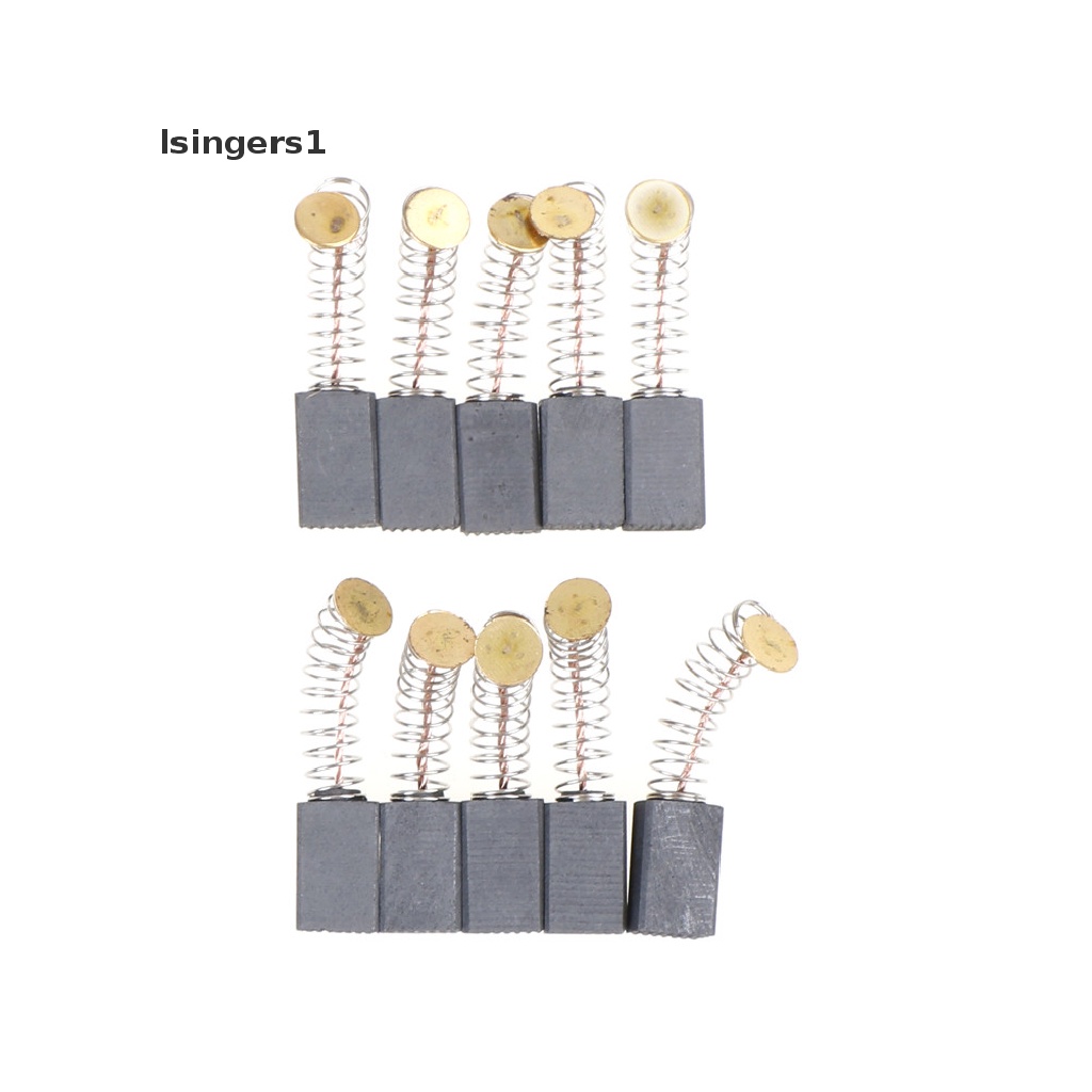 (lsingers1) 10pcs Sikat Karbon Power Tool Pengganti 13x8 x 5mm