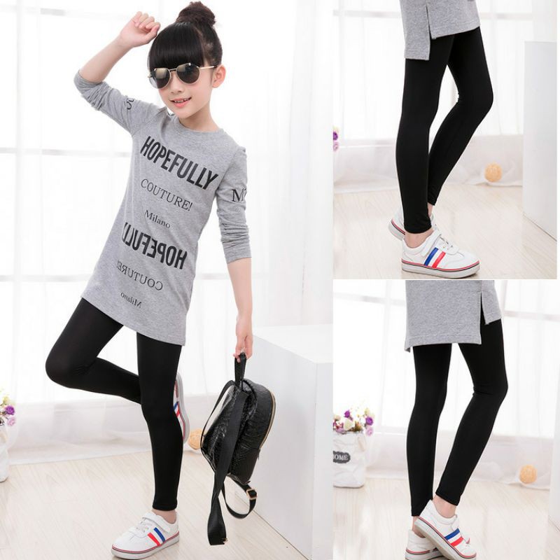 Legging Anak Polos / Lejing Anak Tanggung / Lejing Anak 8-13 Tahun / Celana Panjang Anak