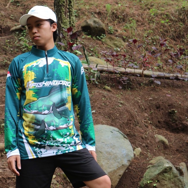 [ READY ] Jersey Mancing TOMAN GREEN Printing | Micro UV