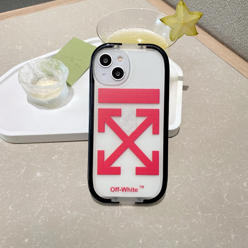 2 in 1 case Desain label Merek brand Dengan Gelang Tangan Untuk iPhone 7 Plus 8 Plus X XS Max 11 Pro Max 12 Pro Max 13 Pro Max