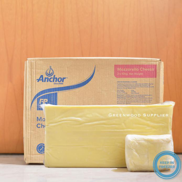 

KEJU MOZARELLA ANCHOR / MOZZARELLA CHEESE ANCHOR (10KG)