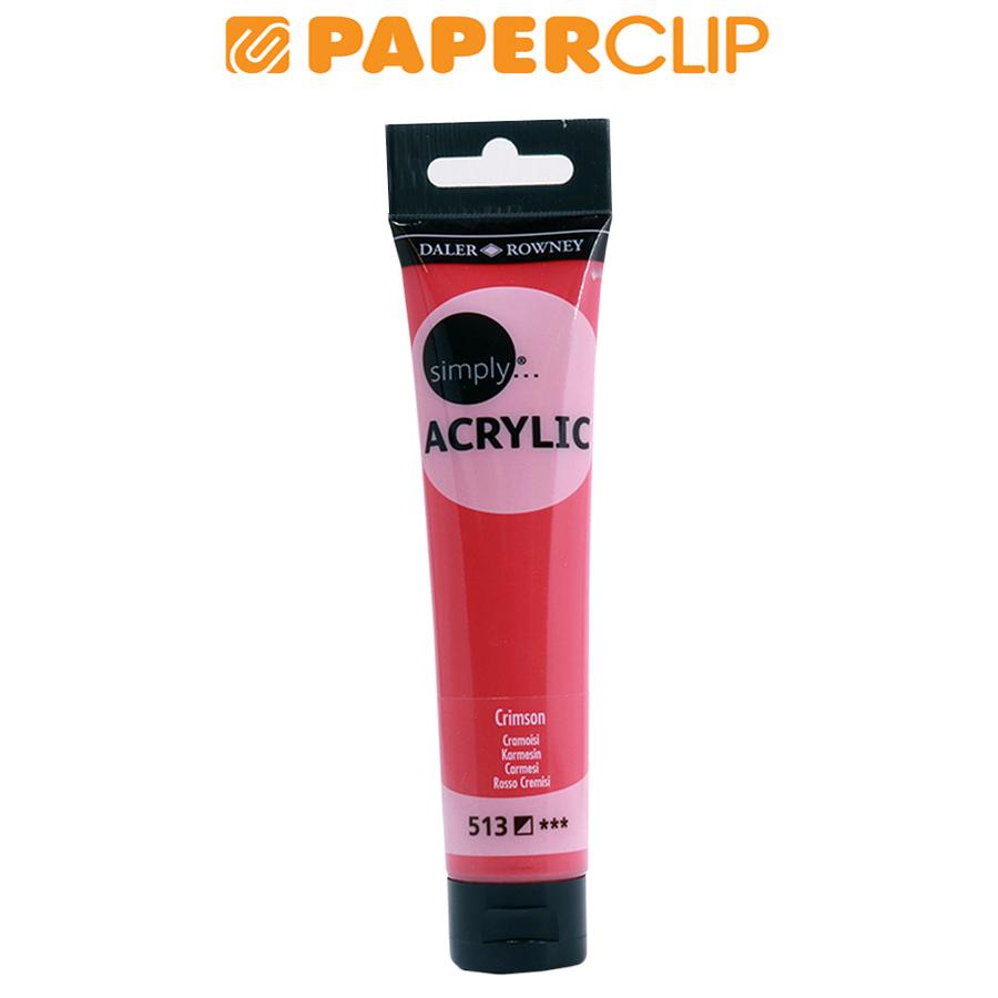 

ACRYLIC COLOR SIMPLY 75ML SL CRIMSON