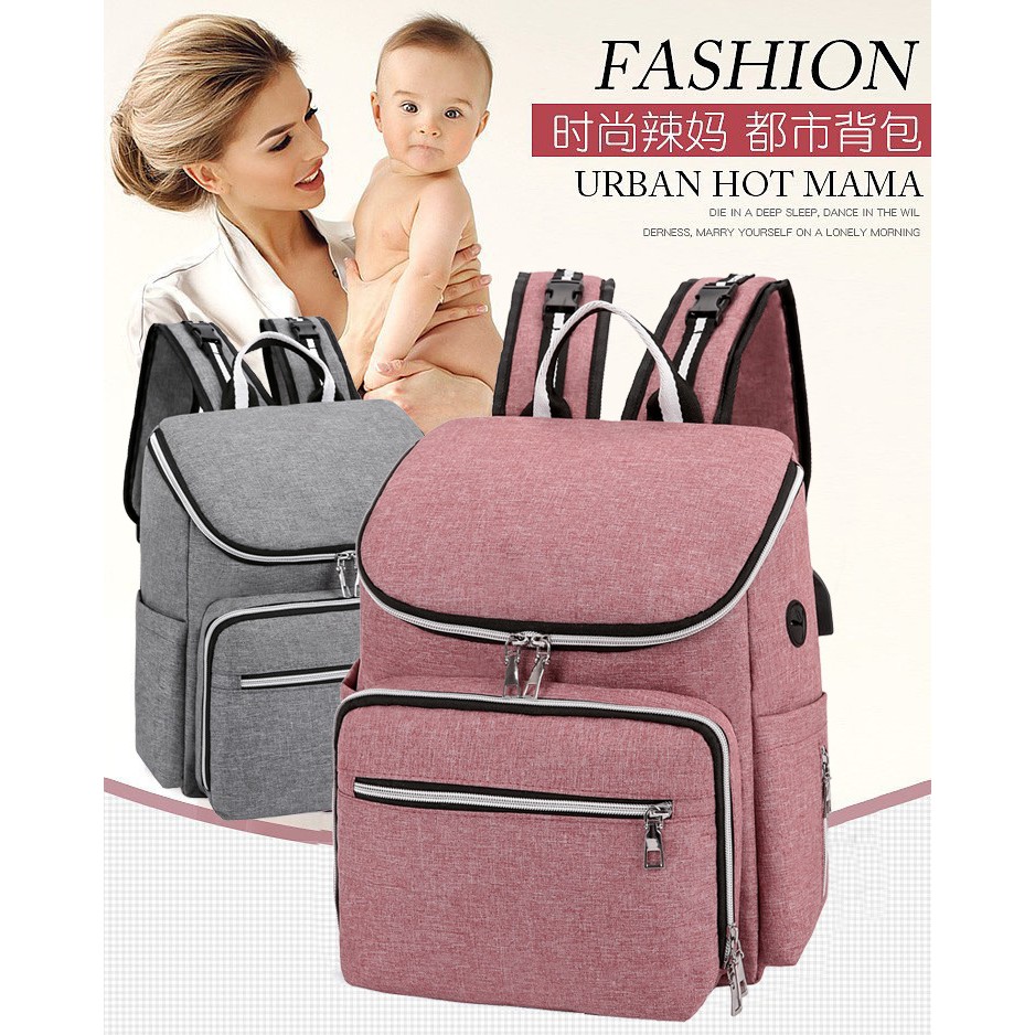 JX 849 - Tas Ibu dan Bayi - Tas Ransel Ibu - Tas Ransel Import - Tas Kualitas Premium