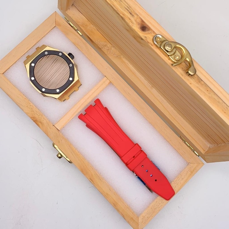 Strap bezel gold black casio g-shock ga2100 original