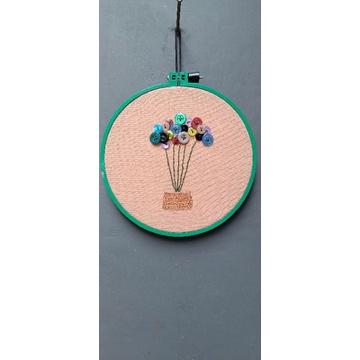 Hopart,hiasan dinding,sulam