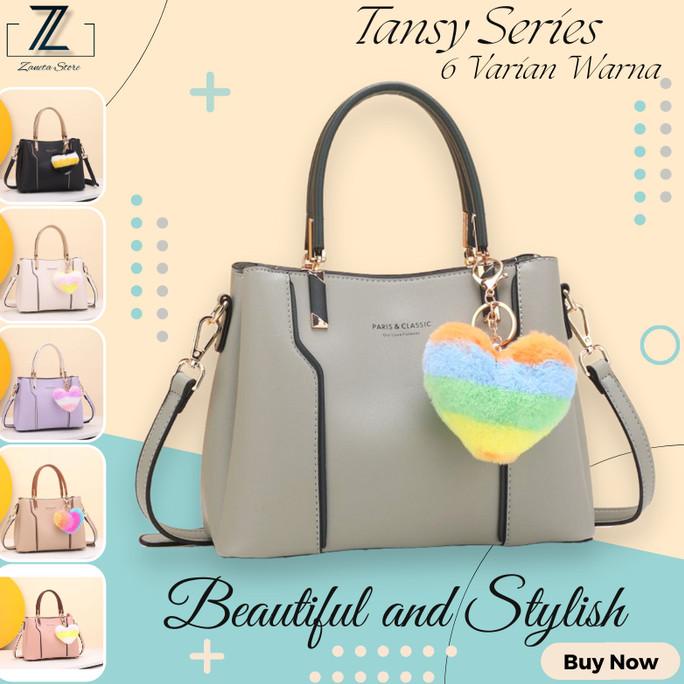 Hand Bag Wanita Branded Import Paris & Classic Top Handle Bag Kekinian