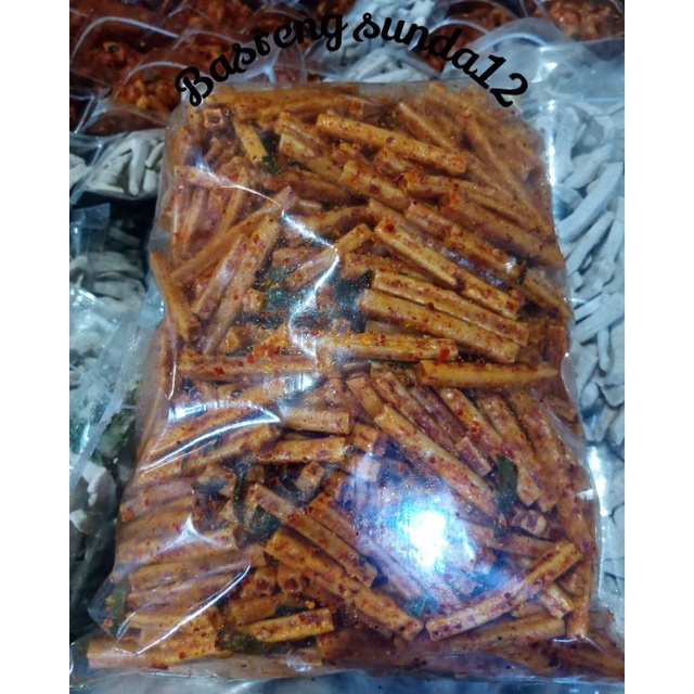 Seblak potato bumbu basah daun jeruk kerupuk pedas noni 1 kg / 1000gram