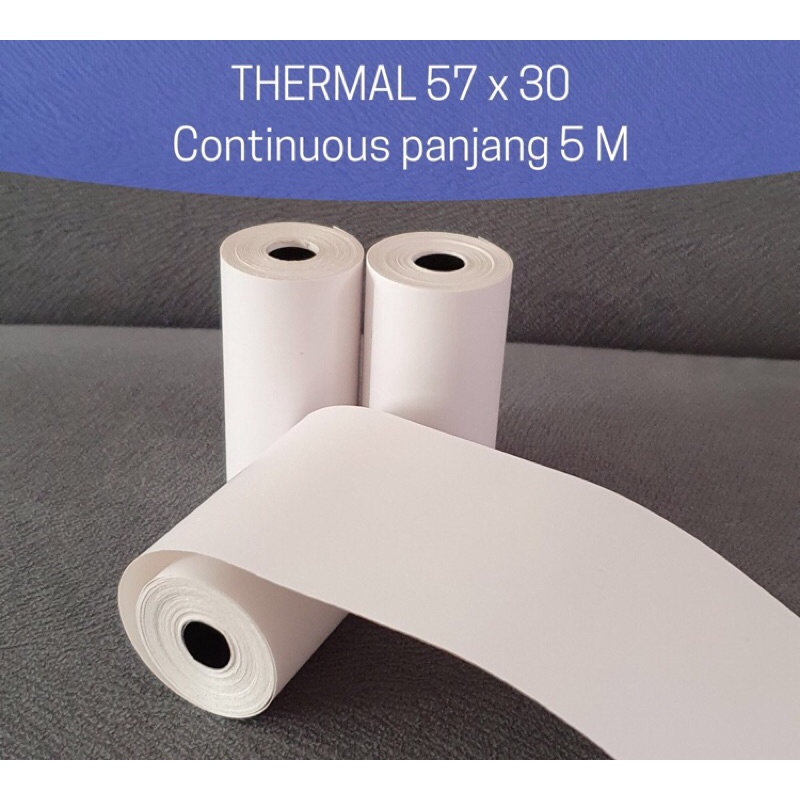 

STICKER THERMAL PRITER BLUETOOTH 58MM 5METER LABEL ALAMAT/ RESI