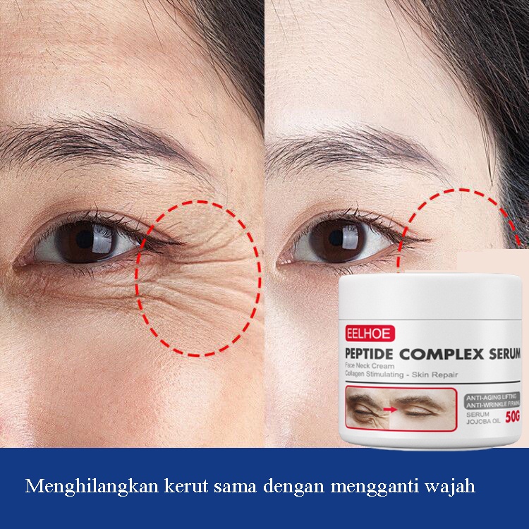 krim anti kerut 30g krim wajah pelembab krim anti penuaan krim kerut wajah - pelembut untuk penuaan dini Clear crow's feet / garis dahi / garis nasolabial / garis mulut