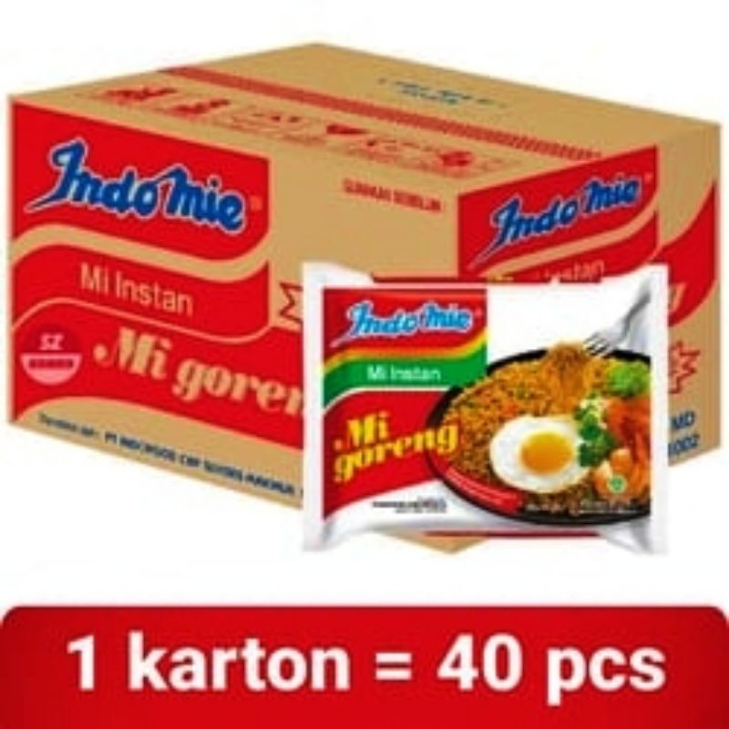 

Diskon Indomie Goreng 1 Dus isi 40 Pcs Murah
