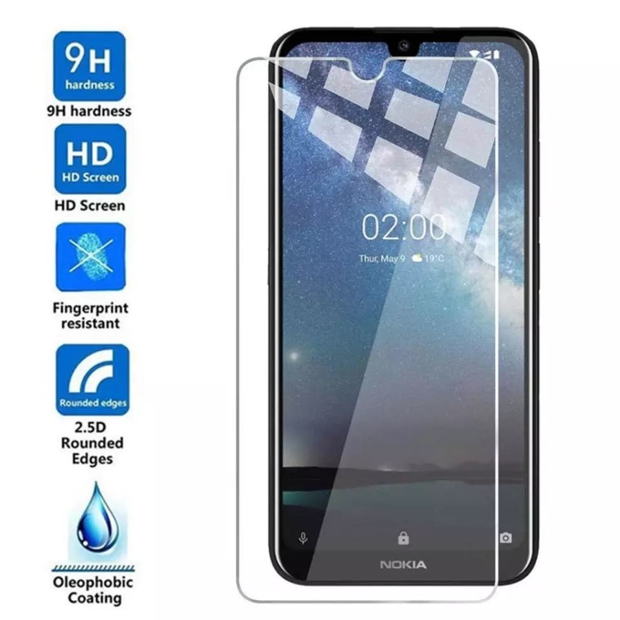 NOKIA 1 NOKIA 2 NOKIA 3 NOKIA 5 NOKIA 8 TEMPERED GLASS BENING CLEAR, ANTI GORES KACA TEMPRED