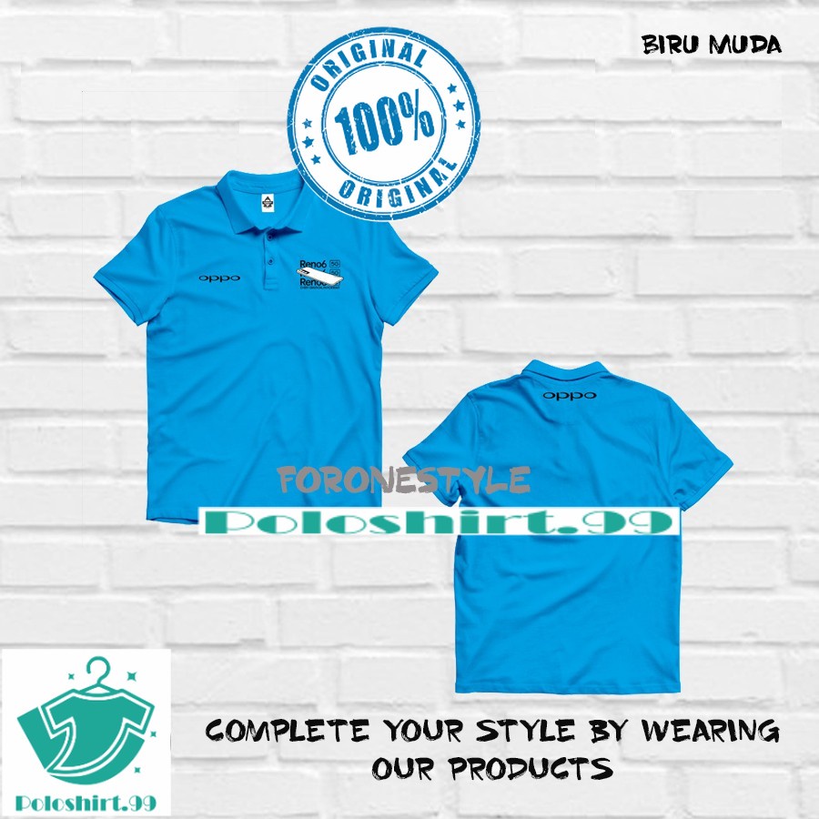 Poloshirt / Kaos Kerah Polo Oppo Reno 6 Kaos Handphone