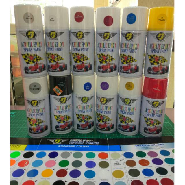 

Cat RJ LONDON isi kemasan 300 CC