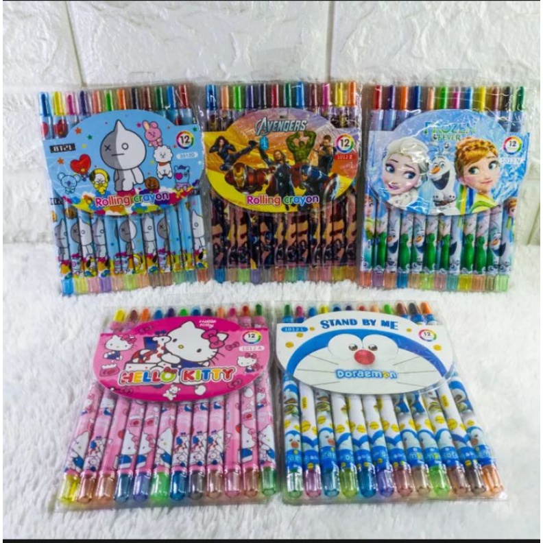 

Krayon putar 12 warna