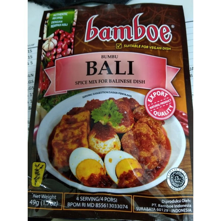 

Bamboe Bumbu Bali 49 G