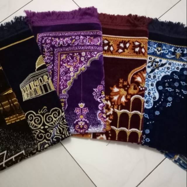 Sajadah   Sajadah Turki Timbul tebal ukuran 70x110 Jumbo kualitas Premium waterproof gift box tebal 