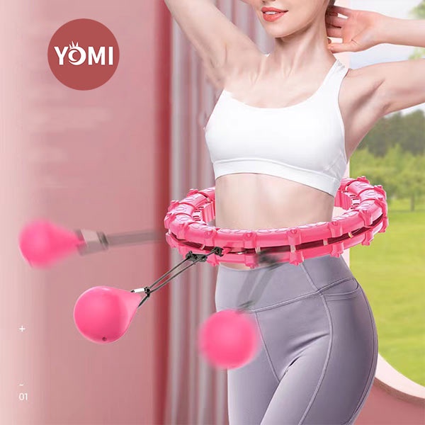 YOMI - HulaHoop Smart 24 Knots / Hula Hoop Ring / Hula Hoop Olahraga Di Rumah-1