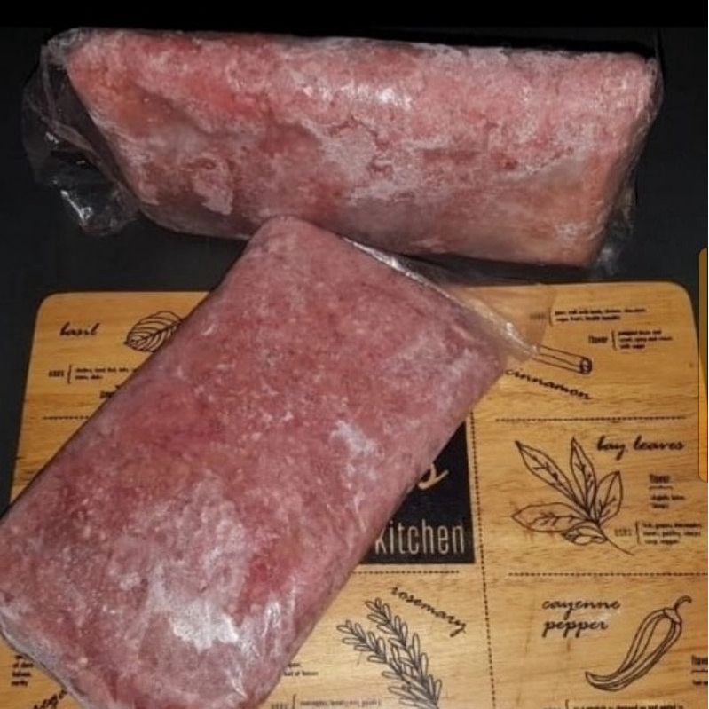 ayam giling 1 kg raw food anjing /kucing
