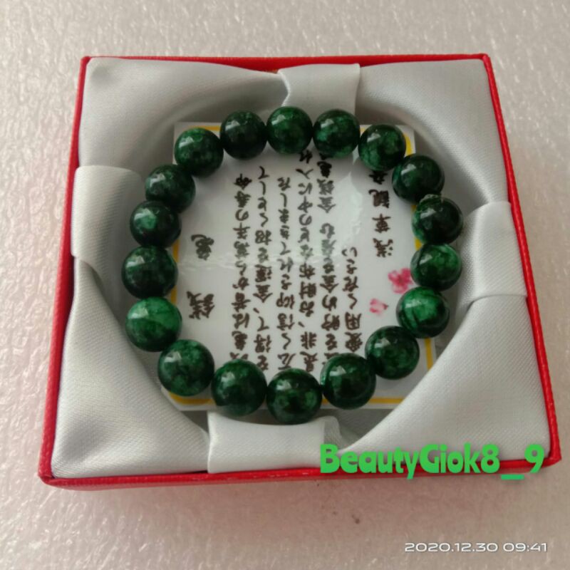 GELANG GIOK BURMA HIJAU TUA