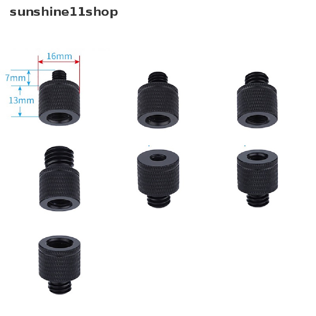 Sho Adapter Skrup Tripod 3 / 8 &quot;Ke 1 / 4&quot; Male