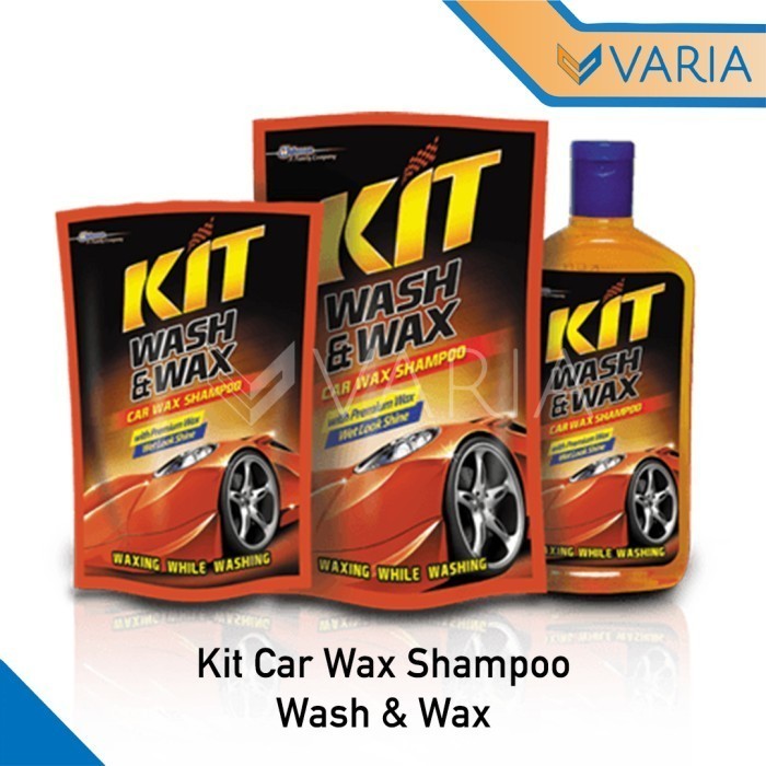 Kit Car Shampoo Cuci Motor Mobil Wash &amp; Wax Bottle 500 ml