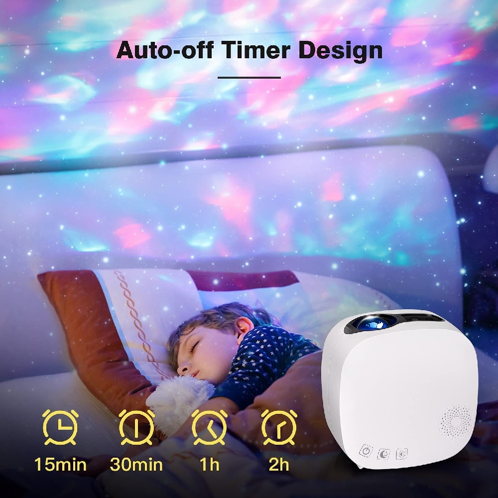 Starry Sky Projection Lamp - Lampu Aurora Atmosfer Bulan Bintang