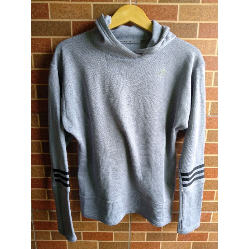 Adidas Hoodie Running Original Grey List Black
