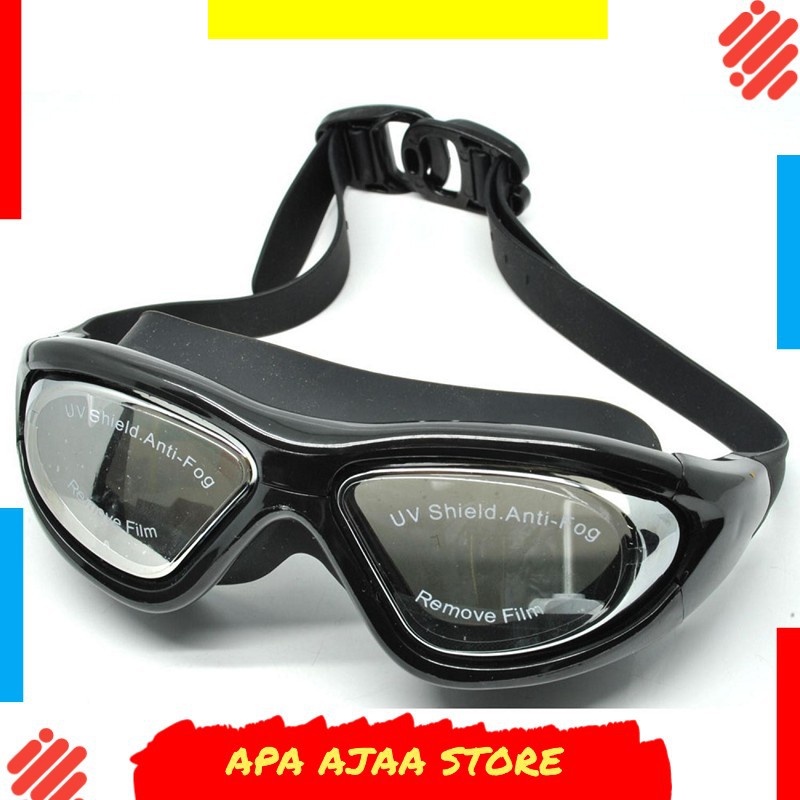 Best Seller ! Ruihe Kacamata Renang Big Frame Anti Fog UV Protection - RH9110