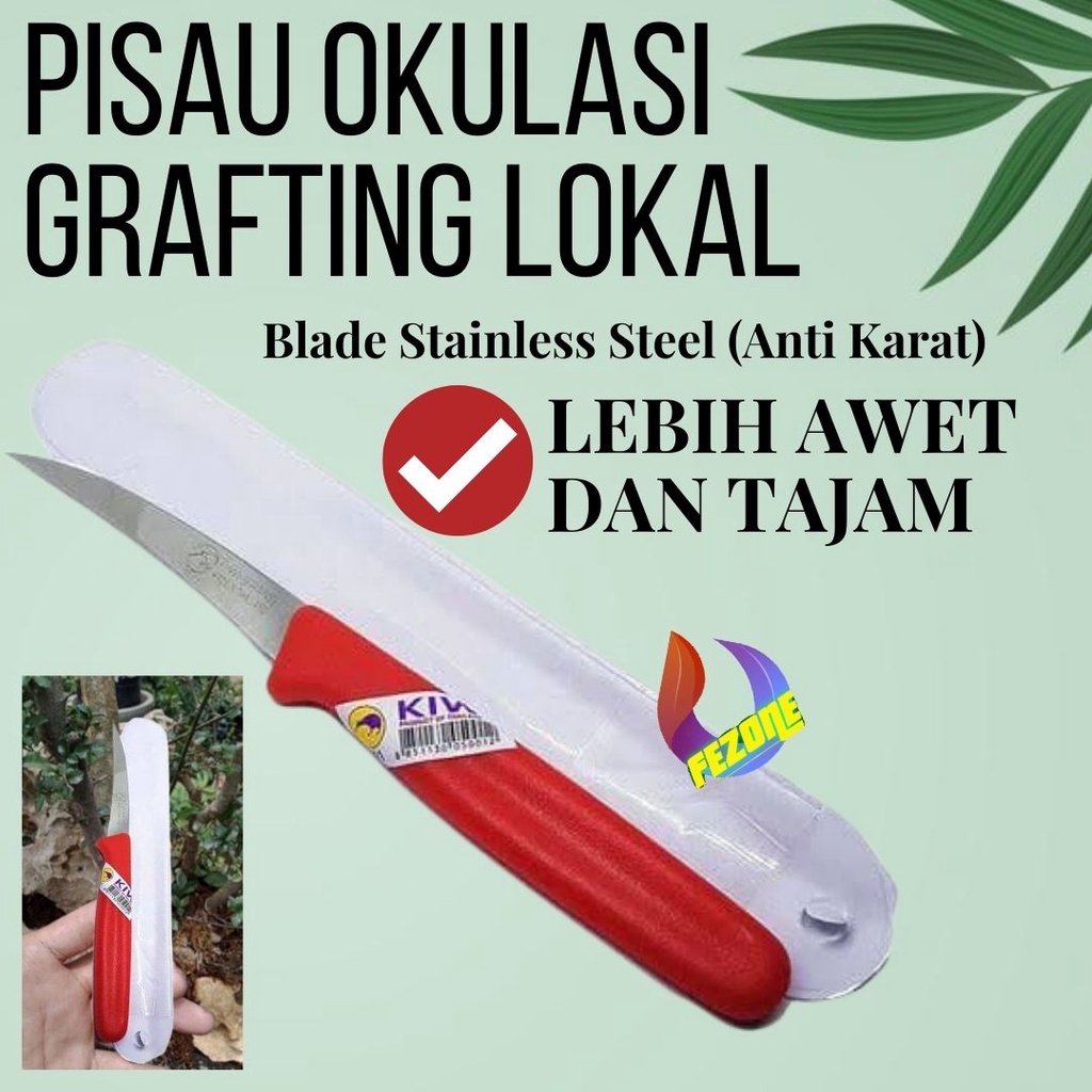 PISAU GRAFTING cangkok okulasi ukir buah knife fruit LOKAL FEZONE