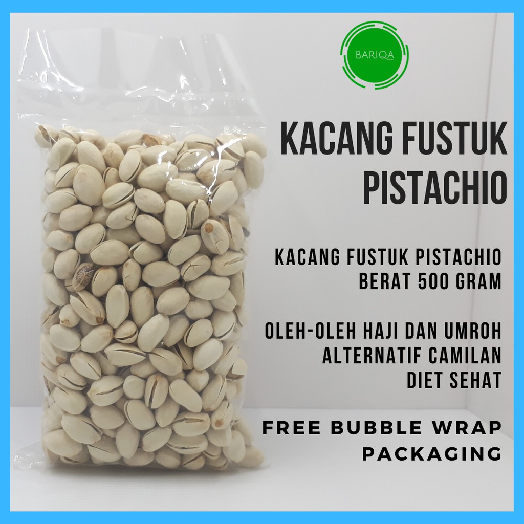 

KACANG FUSTUK / PISTACHIO 500 Gram OLEH-OLEH HAJI UMROH