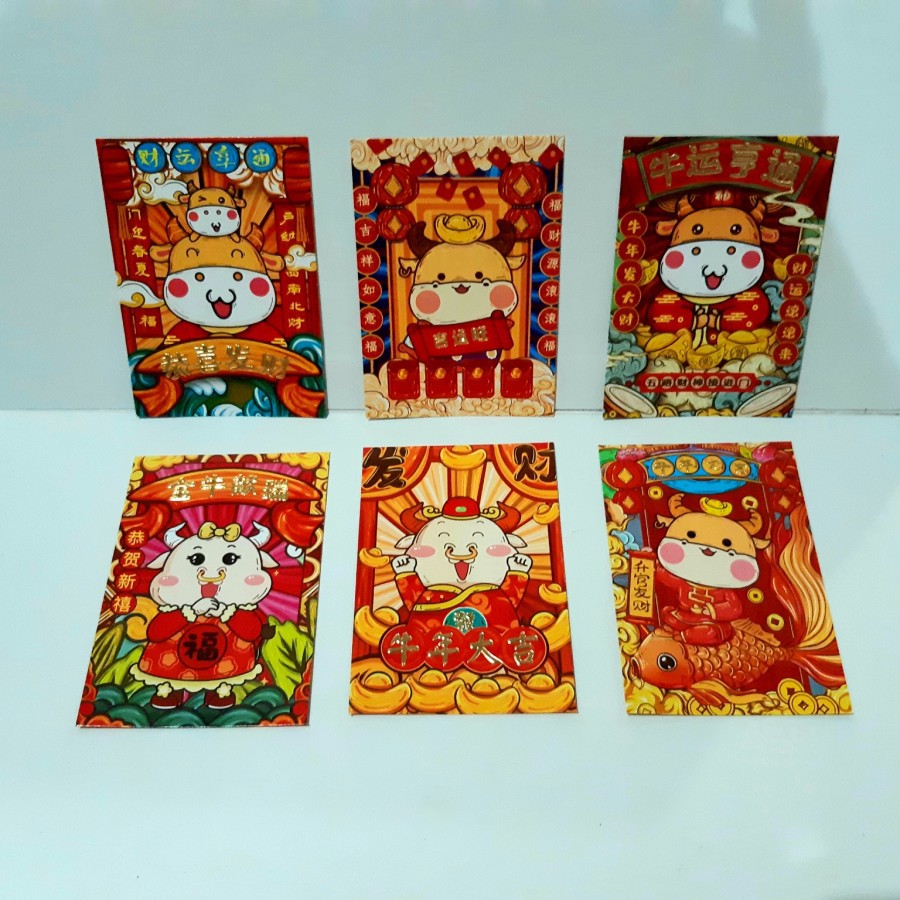 

angpao imlek 2021 shio kerbau LL0328 termurah LIMITED EDITION PREMIUM