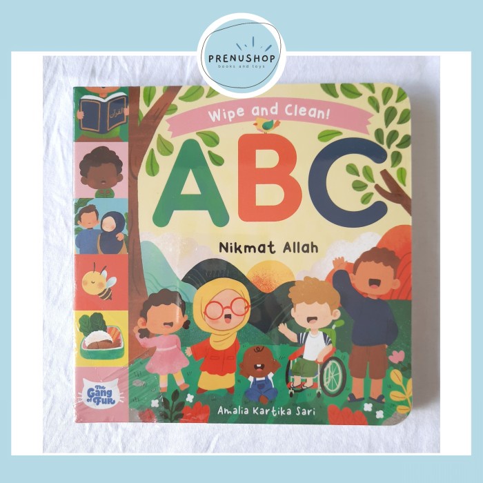 

(BISA COD) New Segel Buku Wipe & Clean ABC Nikmat Allah - The Gang of Fur