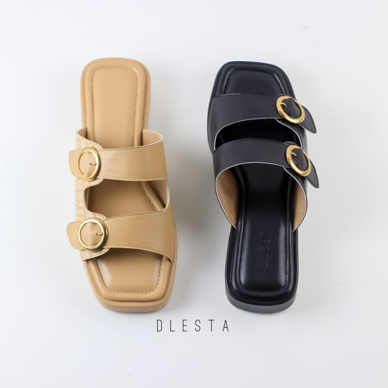 sandal wanita || ANEISHA || sandal flat wanita/sandal wanita terbari/sandal wanita kekinian by DLESTA.ID