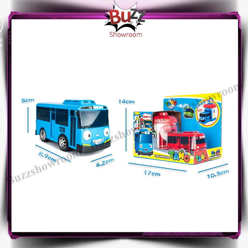 Tayo Ejection The Little Bus Mainan Anak Mobil Bus Pullback Pelontar