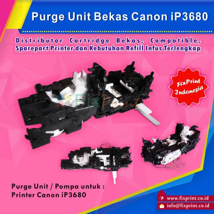 Purge Unit Canon Pixma ip3680- pompa Canon ip3680 Cabutan FPS2897