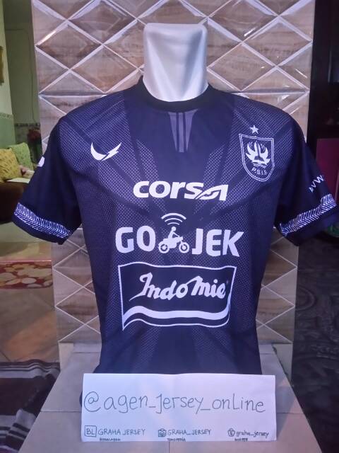 Jersey PSIS Semarang 2018 Third 3rd Liga 1 Gojek Hitam Printing Grade Ori