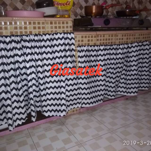 Gorden Dapur Motif Retro Baby