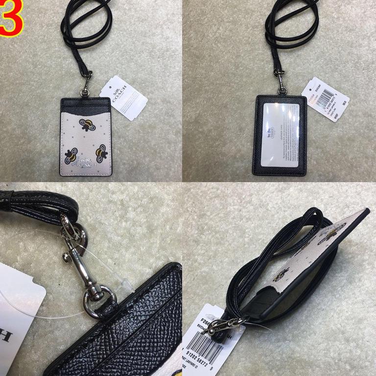 

{J-OVI) {♥) card holder / Coach F65573 original/ Kartu kerja /tag / lanyard/ name tag holder/ID Card holder {★★★★★)