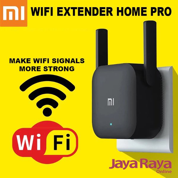 Xiaomi Mi WiFi Home Repeater Pro Amplifier Wireless Extender 2.4G 300M - Hitam