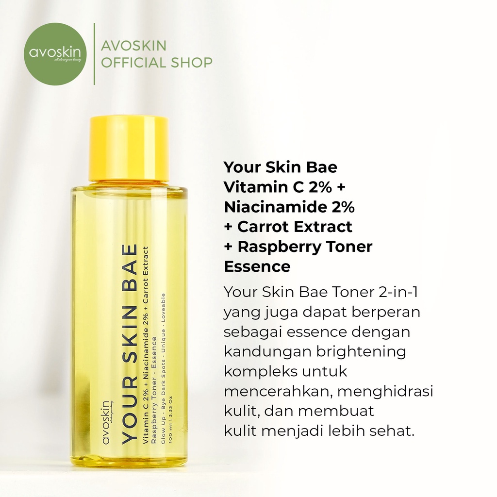 Toner Avoskin Your Skin Bae Vitamin C 100ml-Mencerahkan Kulit Wajah