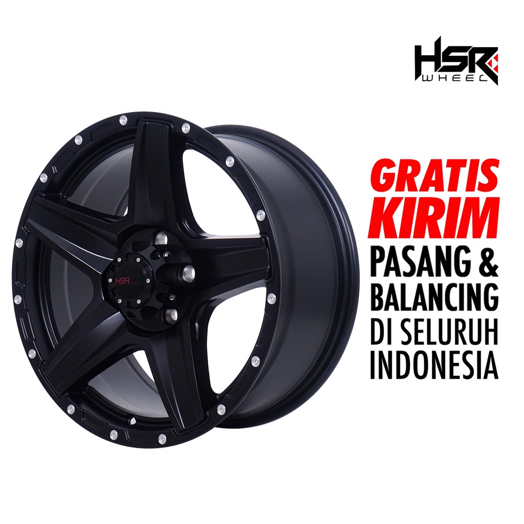 Velg racing HSR LANDMARK ring 17 for toyota innova rush terios hrv dll