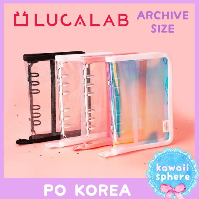 

Office & Stationery | Document Organizer | Lucalab Archive Size 6 Ring Diary Zipper Cover | Po Korea | Best Seller