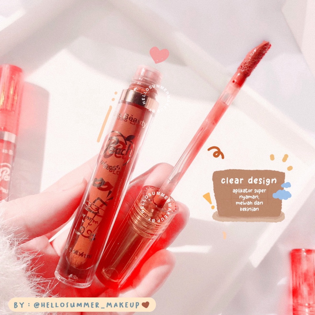 KBEAUTY - Just Peachy Matte Lipstick / Matte Lipgloss