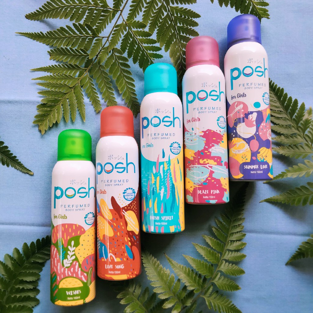 Jual Posh Perfumed Body Spray For Girls Parfum 150ml Shopee Indonesia