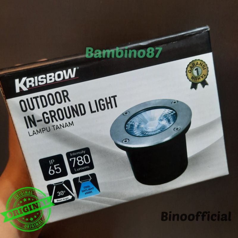 Lampu Tanam Lantai 12w IP65 Inground Light Lampu Tanam Lantai Krisbow