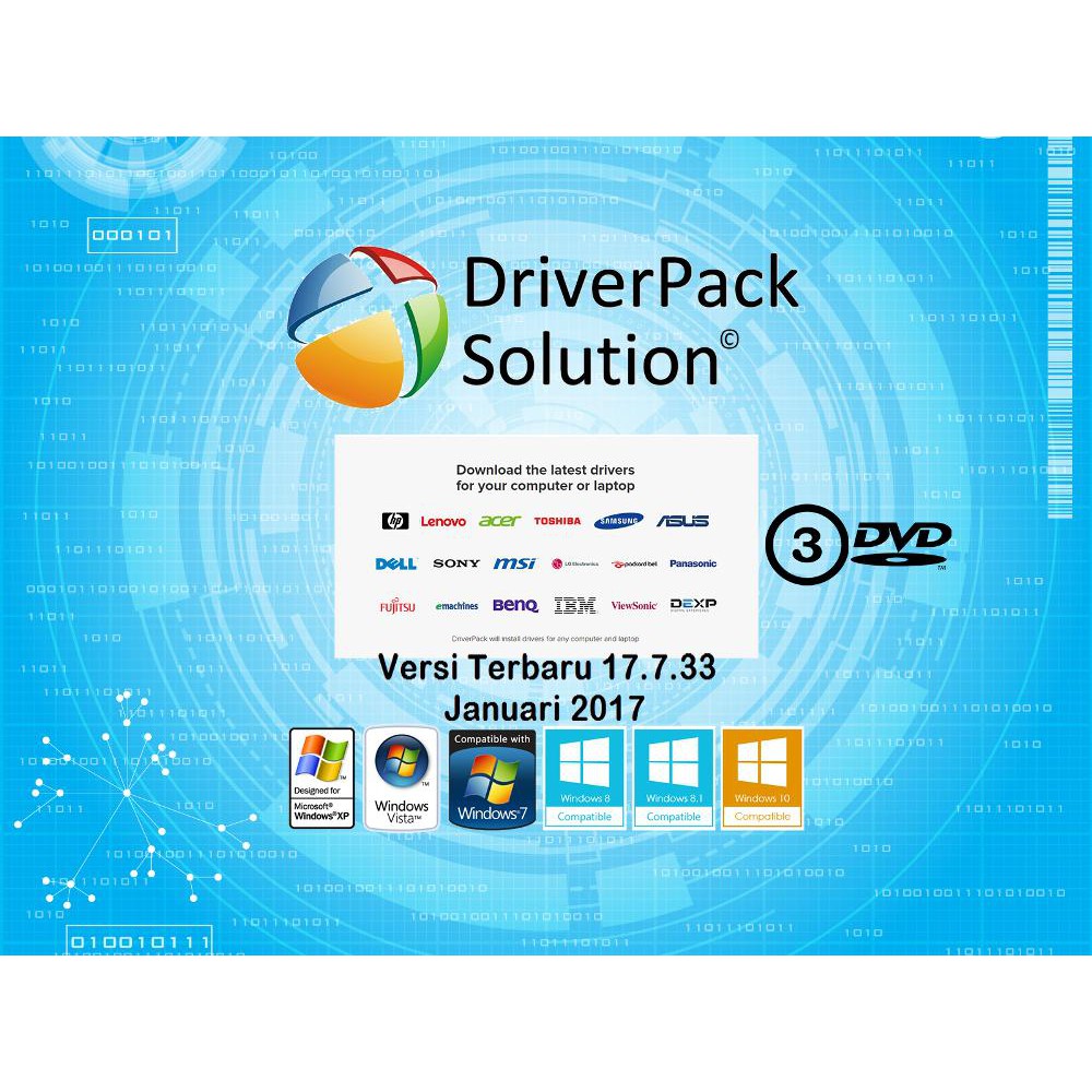 Jual DriverPack Solution Driver Pack Solution Dengan Update Terbaru (DVD)