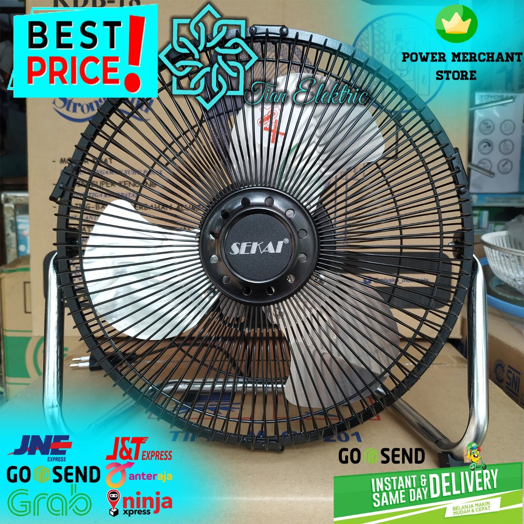 SEKAI HFN-950 Metal Desk Fan 9 inch