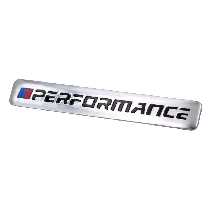 Stiker Sepeda Mobil Motor Logo M Power Performance BMW Metal 3D Premium